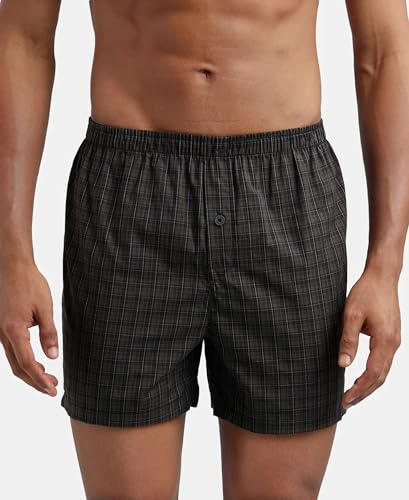Image of Jockey 8222 Men's Super Combed Mercerized Cotton Woven Printed Inner Boxers with Ultrasoft and Durable Inner Waistband (Pack of 2)