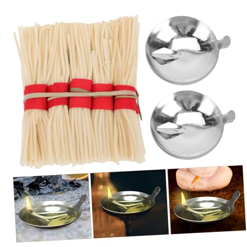 Mechas de madera para lámparas de aceite DIY miniatura 6