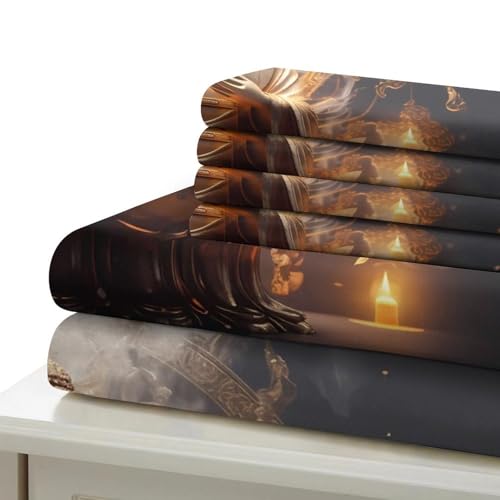 Parure de lit Bouddha en microfibre ultra douce de qualité supérieure - 7