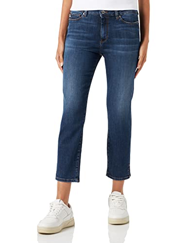 Love Moschino Skinny fit Cropped 5-Pocket Trousers Pantalones...