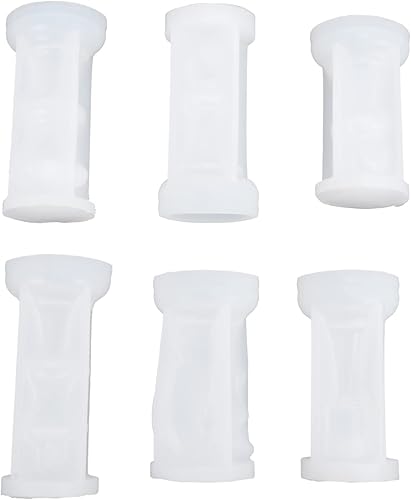 Miniatura 1 de 6 piezas de resina para decoración de ajedrez, molde de silicona de jabón de chocolate, fondant, polímero, accesorio simple, herramienta D, moldes