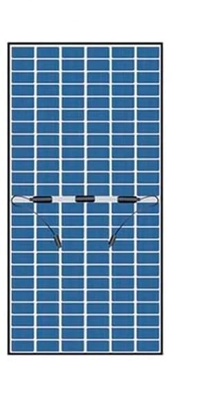 Image of Loom Solar Panel Shark 600W TOPCon Bifacial, N-Type, Dual Glass Silver Frame Panel,144 Cells Half-Cut, IP68 Rated, BIS Certified,Household Rooftop, Performance Warranty 25 Years (Pack of 1)