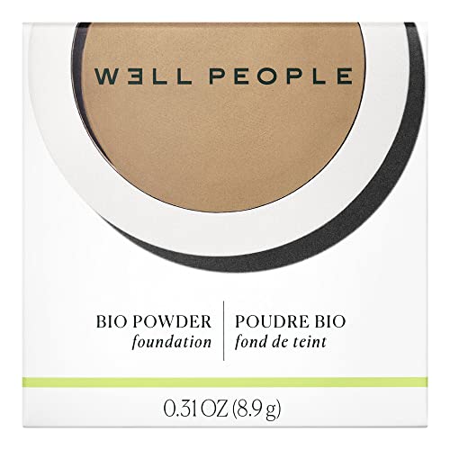 Well People - Bio Powder Foundation | Plant-Based, Cruelty-Free Clean Beauty (7W, 0.31 Oz | 8.9 G) #TOP2