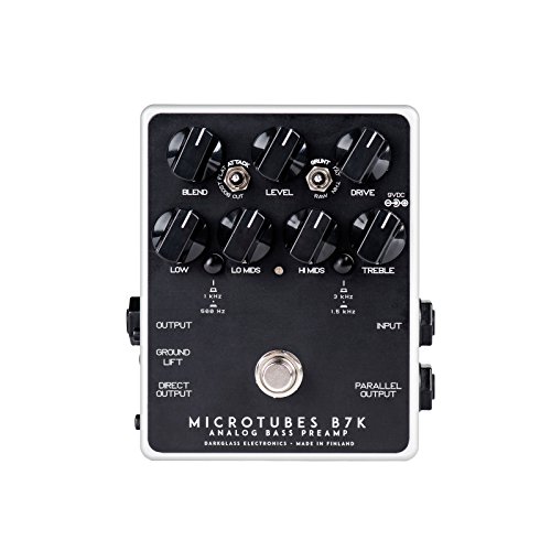 Darkglass Microtubes B7K V2 Bass Preamp Pedal for Electric Bass w/Overdrive, 4-band EQ, and Balanced XLR Output