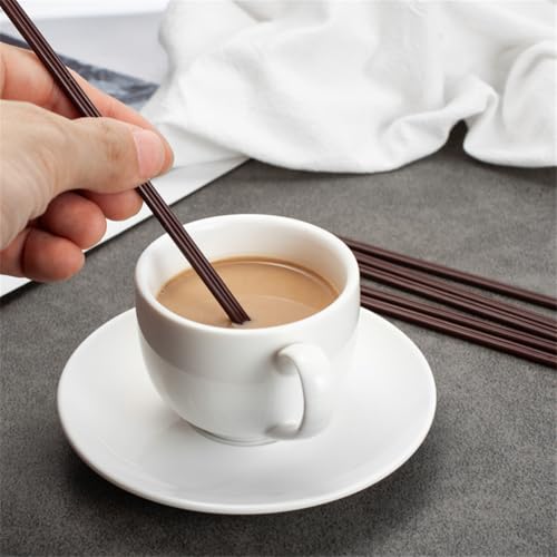 100 pitillos plásticos flexibles desechables marrones 17.78 cm miniatura 4