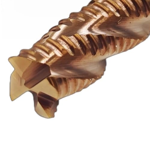 Image of HRC45 4Flutes Tungsten Solide Carbide Roughing End Mills for CNC Router Bit Wood Metal Cutter Mill Tool CNC milling Cutter Shank Dia 1 /2 inches(1pc, Shank Dia 1 /2 inch)