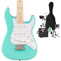 Amazon | Squier by Fender Mini Stratocaster エレキギター初心者14点