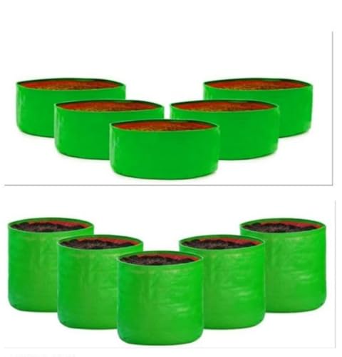 Grow Bags 12×12 inch 5 Peace and15 x 6 inch 5 Peace, Terrace Gard...