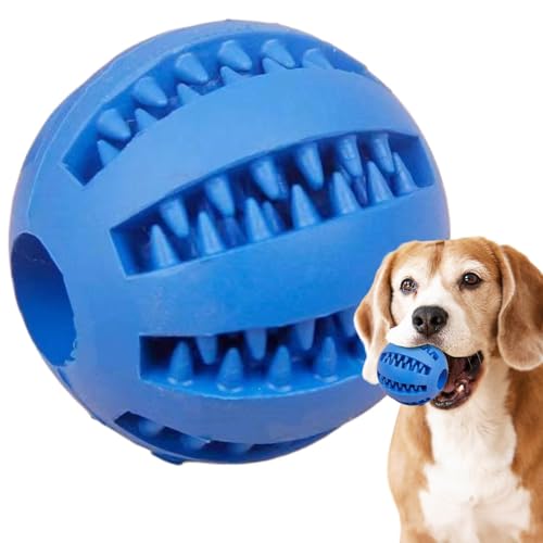 LUAMY 犬 ボール 噛むおもちゃ 犬 おやつ 給餌器 餌入れ 歯磨き 運動不足対策 ストレス解消 本能刺激 肥満防止 成長促進 訓練用 教育用 早食い防止 食事 娯楽 屋内 屋外 犬遊び 中小型犬に適用 犬用品 インタラクティブおもちゃ
