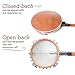 Resoluute 5 String Resonator Banjo with 24 Brackets with Closed Back and Geared 5th Tuner