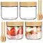 10oz Natural Lids 4 Spoon-4P