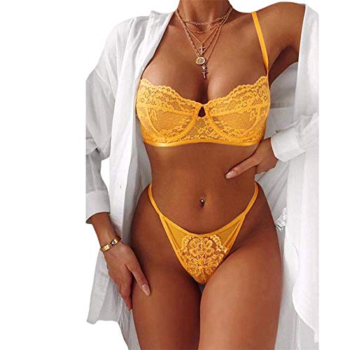 conjunto de sutiã feminino sem fio fino respirável e confortável de cor sólida (roxo M) (rosa L)