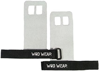 Pullup Hand Grips, Gymnastic Leather Hand Wrist Wrap Protection Ideal for Weightlifting, WODs, Olympic Lifting and Gymnastics