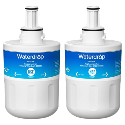 Waterdrop WD-F11B Filtre à Eau du Réfrigérateur,Remplacement pour Samsung® Aqua Pure Plus DA29-00003G DA29-00003B DA97-06317A DA61-00159A HAFCU1/XAA...