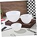 Ipetboom 3pcs Silicone Mixing Bowls for Face Masks Durable Non-toxic Beauty Tool for Diy Skin Care Hairdressing and Ingredient Mixing Small Medium Large