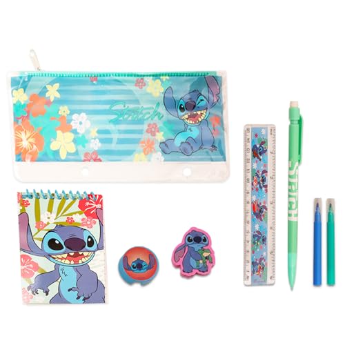 Stitch Backpack with Lunch Box for Kids Set - Bundle with 16" Backpack, Lunch Bag, Folders, Notebook, Water Bottle, Stickers, More | Lilo and Stitch School Supplies for Girls4