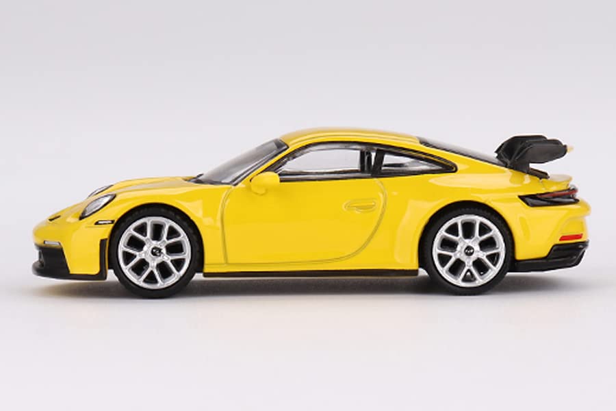 MINI GT 1/64 Porsche 911 (992) GT3 Racing Yellow Left Handle