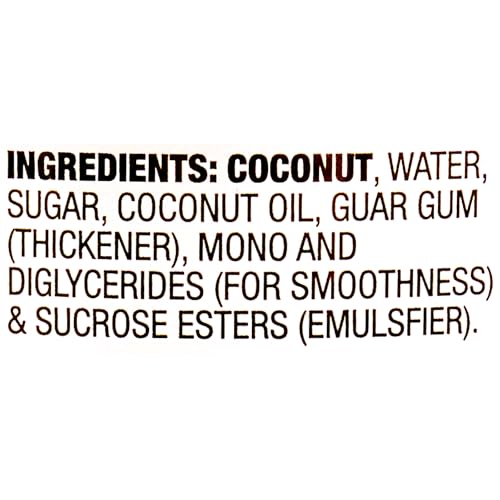 Image of Thai Kitchen Coconut Whipping Cream, Sweetened, No Artificial Colors or Preservatives, Non-Dairy Alternative to Whipped Cream, For Dairy Free Desserts, 13.66 fl oz (Pack of 2)