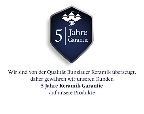 Bunzlauer keramische kom met gegolfde rand, Ø24,2 cm, H=7,7 cm, V=1,3 liter decor 37 - Afbeelding 4