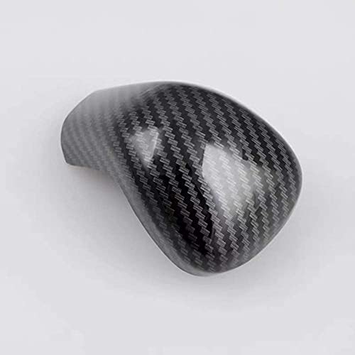 Duole Red Sport Carbon Fiber Gear Shift Knob Trim Cover Sticker Interior Accessories For Toyota Camry (2018-2021) Avalon(2019-2021) Corolla(2020-2021) (Carbon Fiber) #TOP4