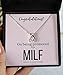 Congratulations on Your Pregnancy Gift, Milf, Pregnancy Necklace for Expecting New Mom, Pregnancy Gifts for First Time Mom