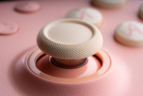 8Bitdo Ultimate 2C Wireless Controller for Windows PC and Android, with 1000Hz Polling Rate, Hall Effect Joysticks and Hall Triggers, and Remappable L4/R4 Bumpers (Peach)