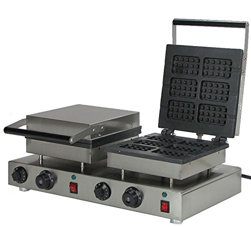 Generic Commercial Use Nonstick 110v 220v Electric Dual Belgian Waffle Stick Maker
