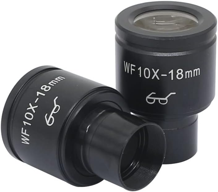 23.2 mm wf10x1つの生物学的顕微鏡接眼レンズ、視野18mm 20 mm 顕微鏡スライド 【Natural】 (Co