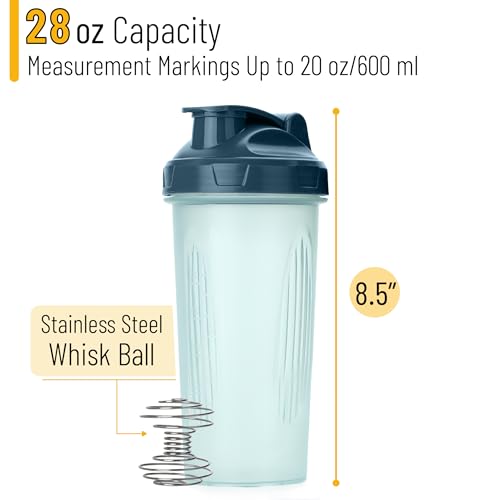 Image of Mr. Pen- Shaker Bottles for Protein Mixes, 28 oz (Pack of 2)