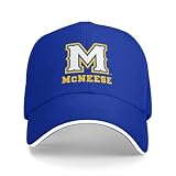 Mcneese State University Oxford-Lined Structured Cap - Classic Sandwich with Adjustable Back