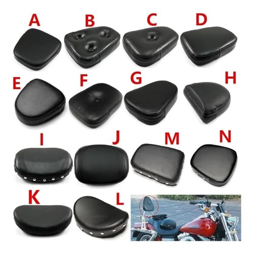Coussin de dossier arrière moto pour soulager le dos du passager sur bobber - 2