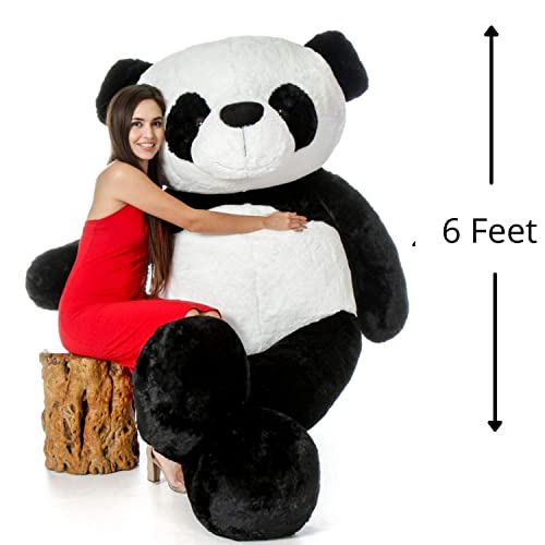 Image of Giant Plush Teddy Bear 72 Inch Stuffed Animal Toy - Soft Panda Bear 183cm