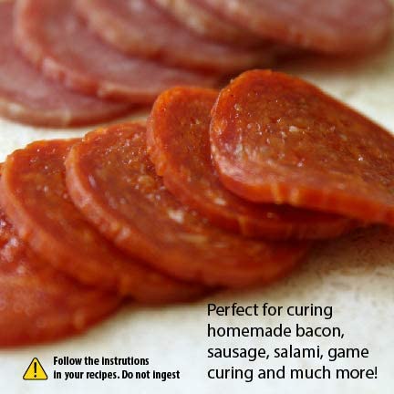 The Spice Lab Curing Salt #1 (2 Lb Bag) Pink Curing Salt (Prague Powder 1) 6.25% Sodium Nitrite Curing Salt for Meat, Game, Bacon Cure, Brining Salt, Jerky Cure, Brisket & Corned Beef - Made in USA