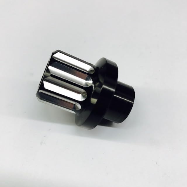 Black Machined Billet Aluminum 12pt Lug Nuts - 1/2-20 Short Shank (5pk)