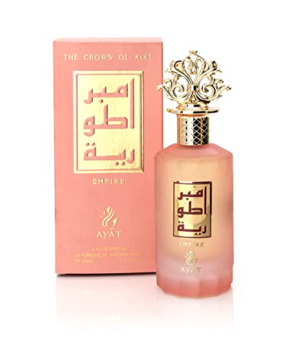 The Crown Of Ayat 100 Ml - Profumo Arabo Made In Dubai Edp Per Uomo E Donna - Oud Orientale Con Note Di Vaniglia Limone Cuoio Ambra Arancio E Muschio Empire The Crown Of Ayat 100 Ml - Profumo Arabo Made In Dubai Edp Per Uomo E Donna - Oud Orientale Con Note Di Vaniglia Limone Cuoio Ambra Arancio E Muschio Empire