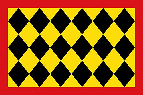 Drapeau paysage Malla au format horizontal grand modèle pour mât - 2