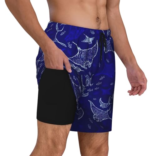 Pantalones cortos transpirables de playa verano piscina surf hombre 3