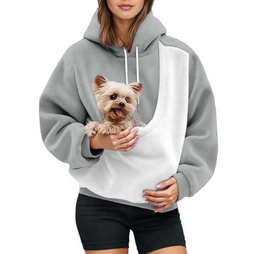 Sweat à capuche oversize pour stopper le froid hivernal grâce à sa doublure polaire chaude A