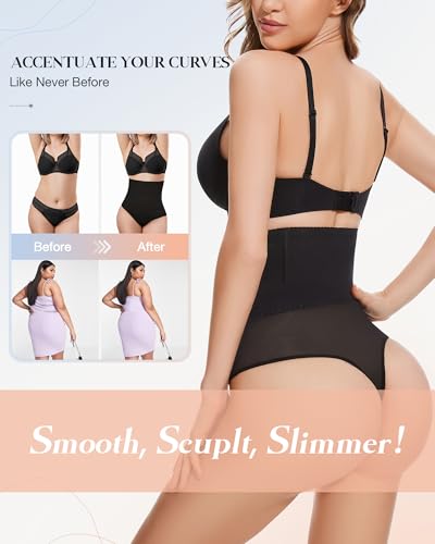Thong Shapewear Tummy Control - Womens High Waisted Body Shaper Panties Girdle Compression Shapewear Underwear2