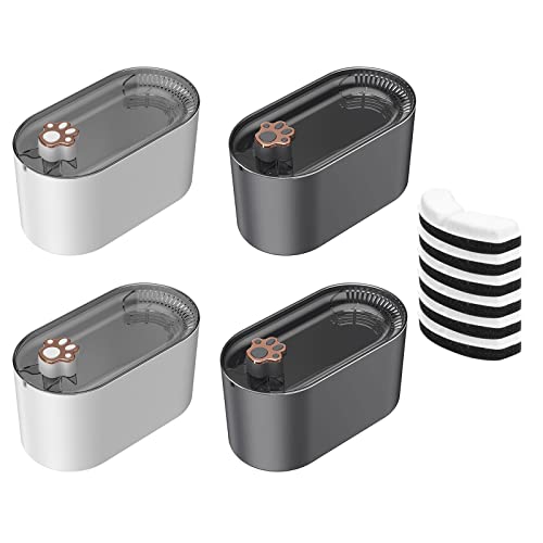 Fontaine à eau pour chat et petit chien | Distributeur silencieux de 2,8L - 2