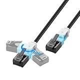 Diseño giratorio de 180 grados: cuenta con un cabezal de conector giratorio único que gira sin esfuerzo en todas las direcciones. Este diseño innovador proporciona una flexibilidad superior y facilidad de uso, evitando la tensión y daños del cable por doblarse o torcer durante la instalación y en áreas estrechas.