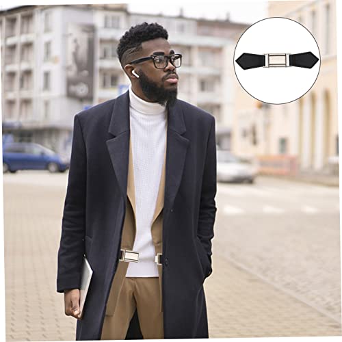 Ciieeo 6 Pçs Fivela De Couro Duffle Coat Botões Vintage Botões De Metal Vestido Cós Fivelas Suéter F