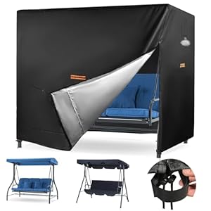 Swingcoversforoutdoorpatioswing3seater420doxfordheavydutymaterialvelcrodrawstringsventsreflectivehandleshammockgardenporchswingcoverantiuvfullprotection855066in Urban Country Home Decor Swing covers for outdoor patio swing 3 seater 420d oxford heavy duty material velcro drawstrings vents reflective handles hammock garden porch swing cover anti uv full protection 85 50 66 in urban country home decor