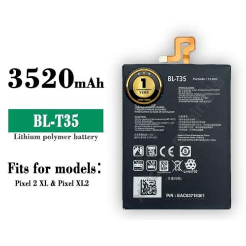 Image of BL-T35 Battery for Google Pixel 2 XL GA00136-IN / G011C LG Battery with 1 Year Warranty** (V135)