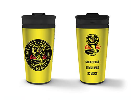 Pyramid InternationalMTM26224 Cobra Kai (No Mercy) Metal Travel Mug, Stainless Steel