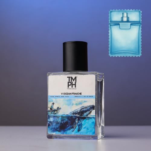 Image of TMPerfumehouse V Ocean Fraiche EDP for Men | Fresh, Citrusy & Long Lasting Perfume Spray | Aromatic, Citrus & Fruity Fragrance | Luxury Gift for Him | TMPH | 50ml