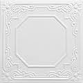 A La Maison Ceilings R32c Topkapi Palace Foam Glue-up Ceiling Tile (384 sq. ft./Case), Pack of 144, Plain White