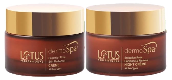 Image of Lotus Professional DermoSpa Bulgarian Rose Day Cream 50g + Night Cream 50g (Set of 2)