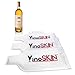VinoSKIN Wine Skin Carrier Bag (3pk), Bottle Protector Sleeve w/ Handle for Airline Luggage Transport