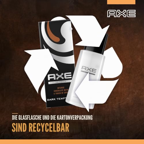 Axe Dark Temptation, Eau de Toilette Dark Temptation, Duft: Schokolade Noir & Gewürz, Wirksamkeit & Frische 24 Stunden – Flasche mit 100 ml – Ansicht 6
